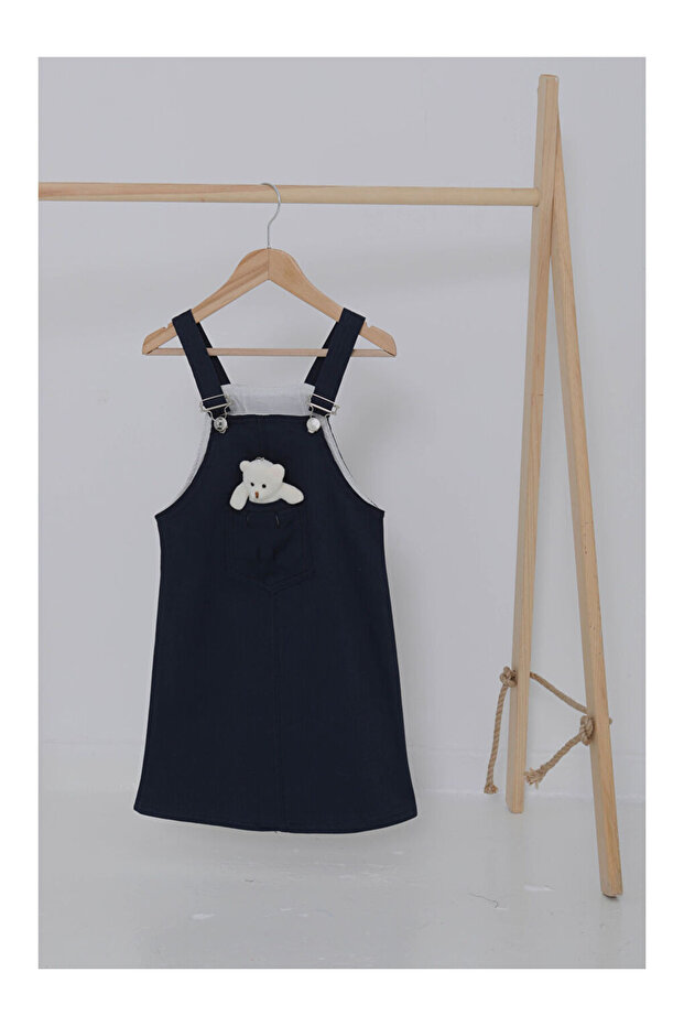 Kız Çocuk Lacivert Ayıcıklı Jile - 27063 - 1