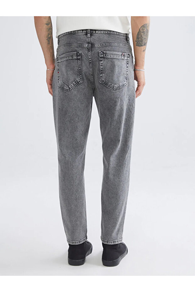 LCW Jeans Antrasit 710 Loose Fit Erkek Jean Pantolon - 3
