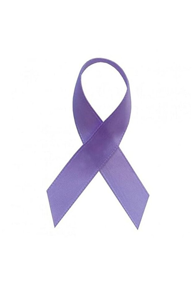 Cancer Awareness Ribbons with Pins (Pack of 2) - Orchid