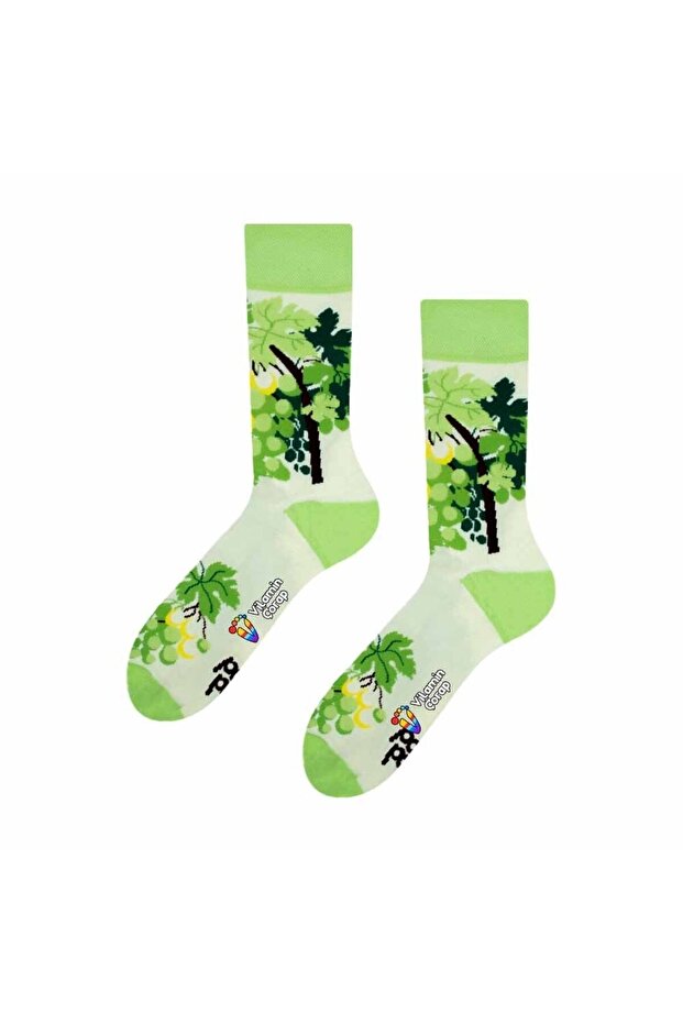 Grapes Colored Socks - 1