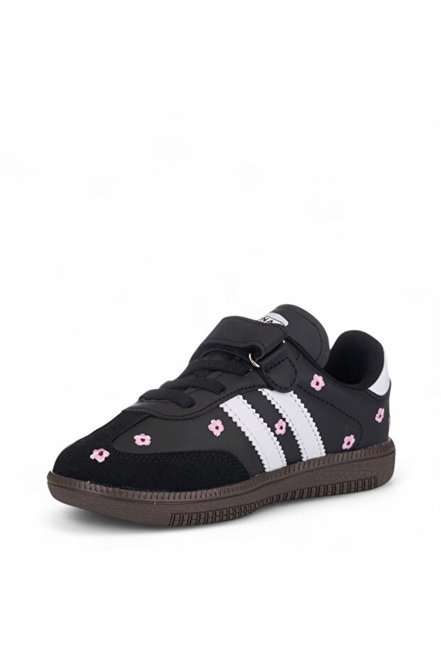 Çiçekli Kız Çocuk Sneaker, Kız Çocuk Spor Ayakkabı DAR KALIPTIR.LÜTFEN 1 NUMARA BÜYÜK ALINIZ - 3