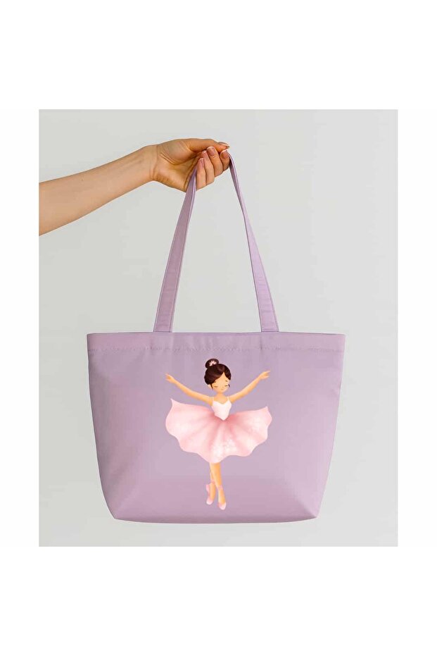 حقيبة من الساتان غير اللامع بتصميم Petite Danse