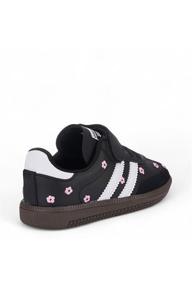 Çiçekli Kız Çocuk Sneaker, Kız Çocuk Spor Ayakkabı DAR KALIPTIR.LÜTFEN 1 NUMARA BÜYÜK ALINIZ - 4