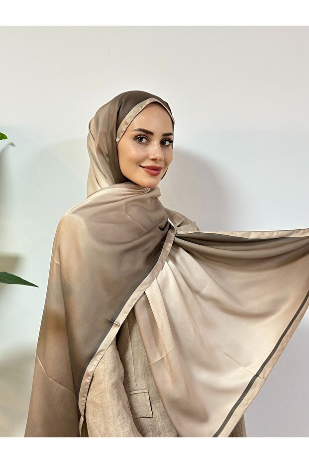 Modal Degrade Şal - Vizon - 4