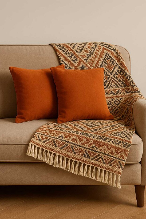 غطاء وسادة مقاس 40×40 سم، زخرفي بسيط وأنيق