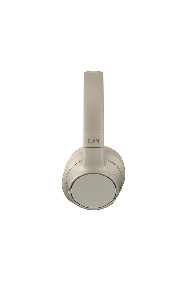 Clam Fuse ANC Kulak Üstü Kablosuz Bluetooth Kulaklık Kum Beji - 5