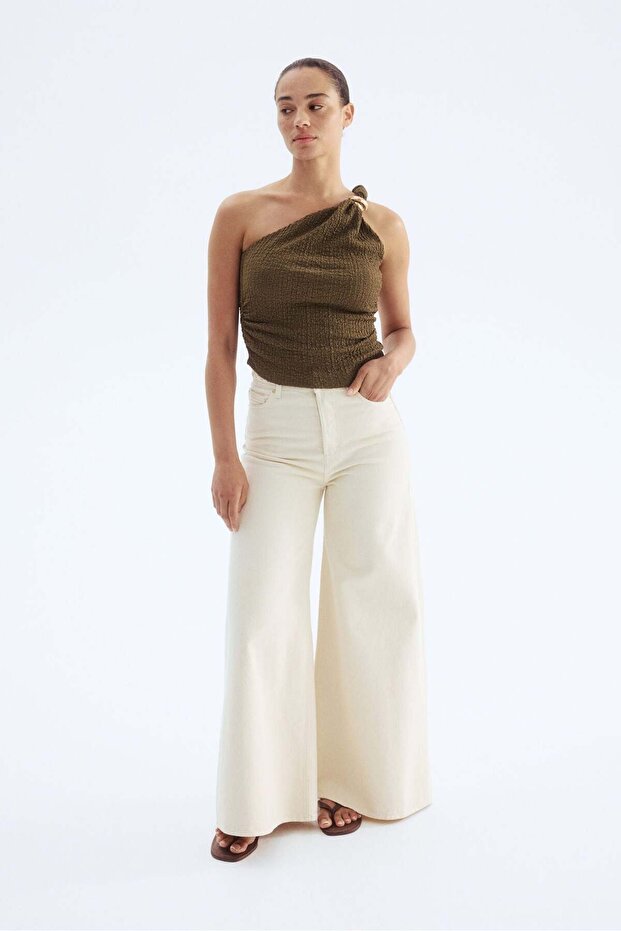 بلوزة بكتف واحد - 7