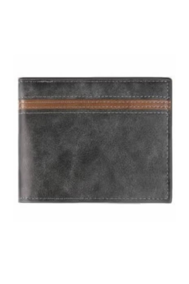 New men's wallet with multiple pockets and features, attractive and in European and American style, short and casual - 5