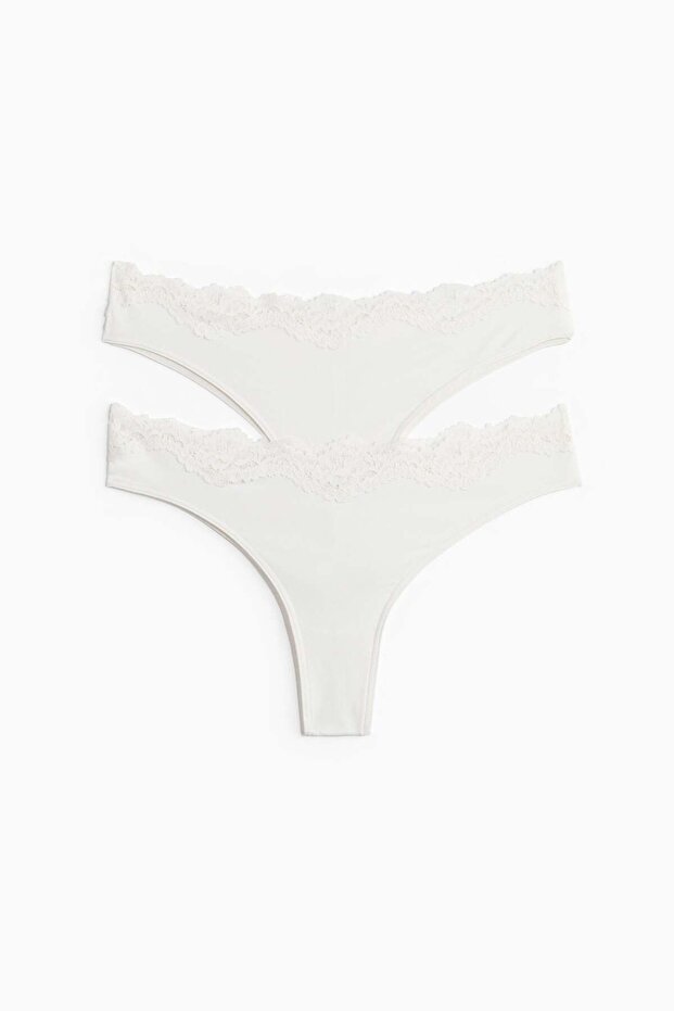 2-pack microfibre Brazilian briefs
