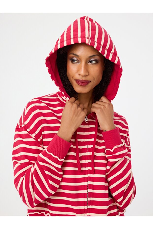 Loose Fit Kadın Sweatshirt - 4