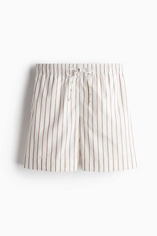 Cotton drawstring shorts - 3