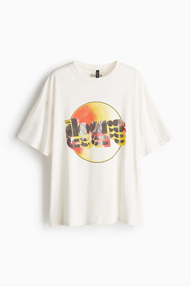Oversized printed T-shirt