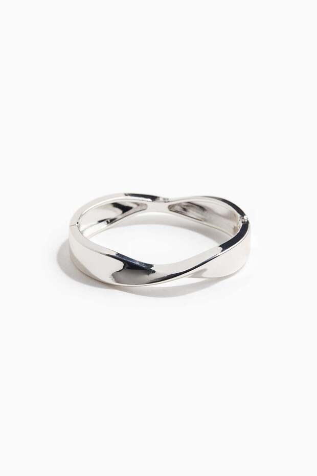 Twisted hinged bangle - 2