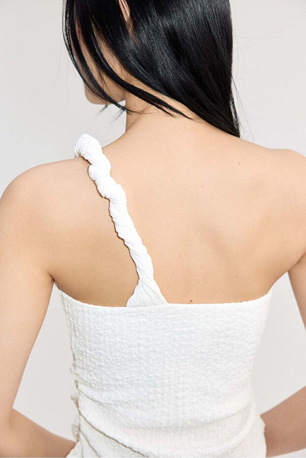 بلوزة بكتف واحد - 6