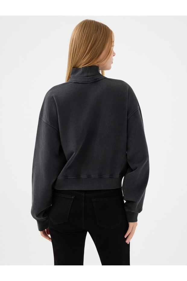 Oversize Kadın Sweatshirt - 3