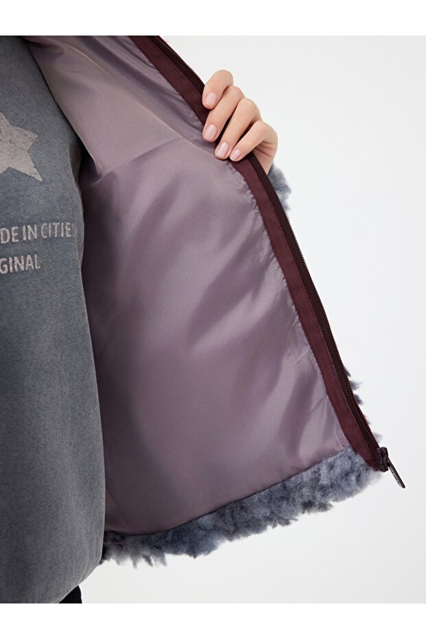 Regular Fit Kadın Mont - 6