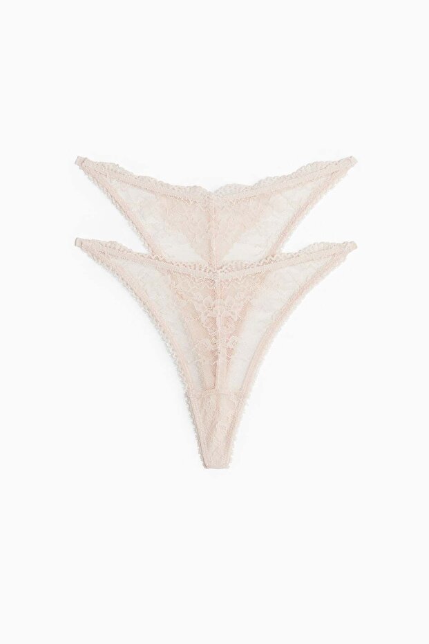 2-pack lace tanga thong briefs