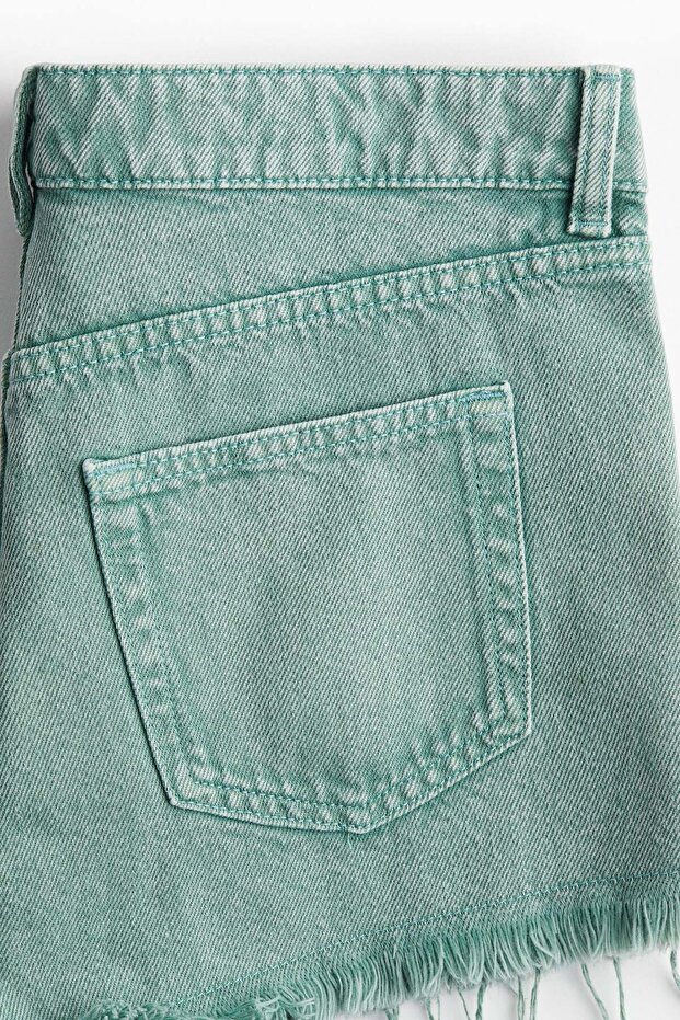 شورت جينز متهالك - 5