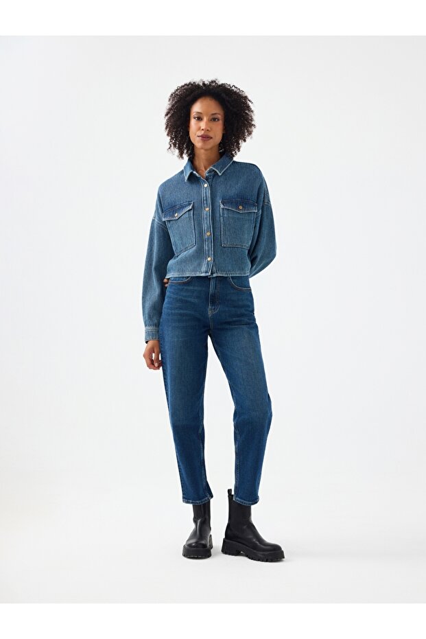 Regular Fit Kadın Gömlek U.kol - 2