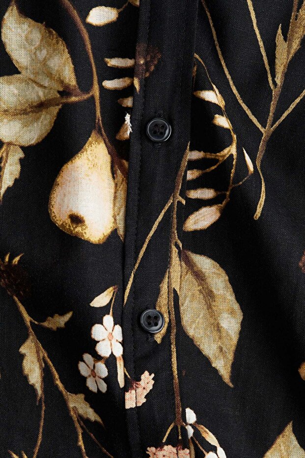 Linen-blend blouse - 3