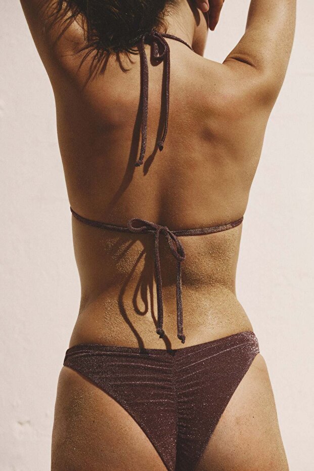 Padded triangle bikini top - 5