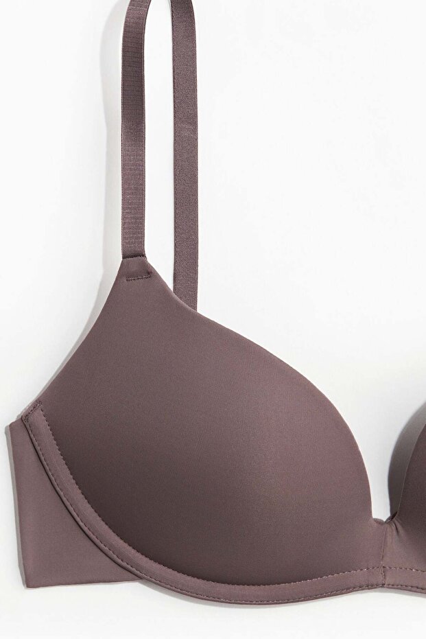 Non-wired microfibre push-up bra - 6