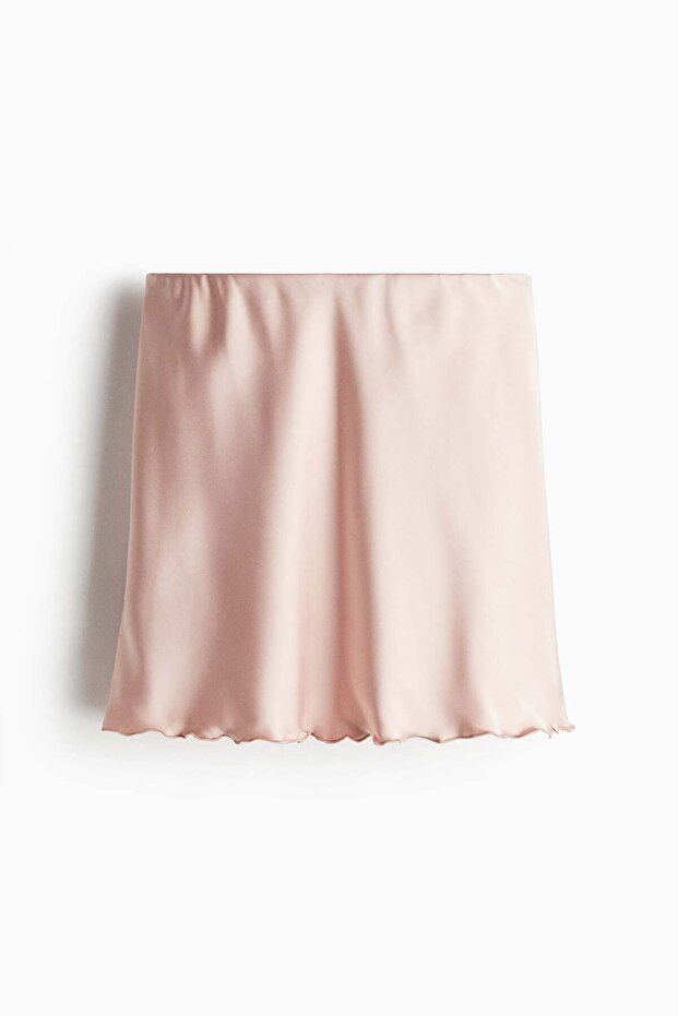 Satin slip skirt