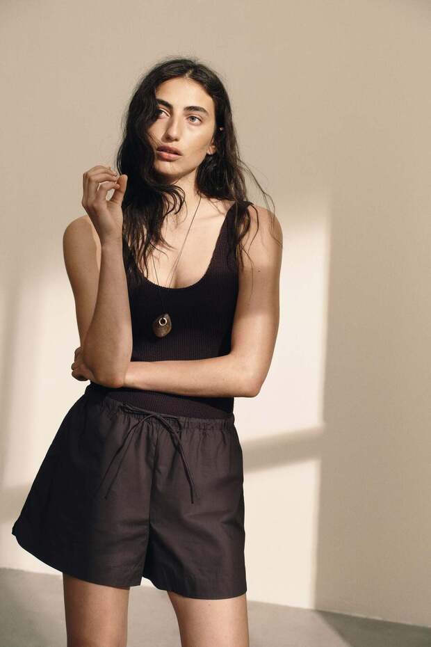 شورت قطني برباط - 3