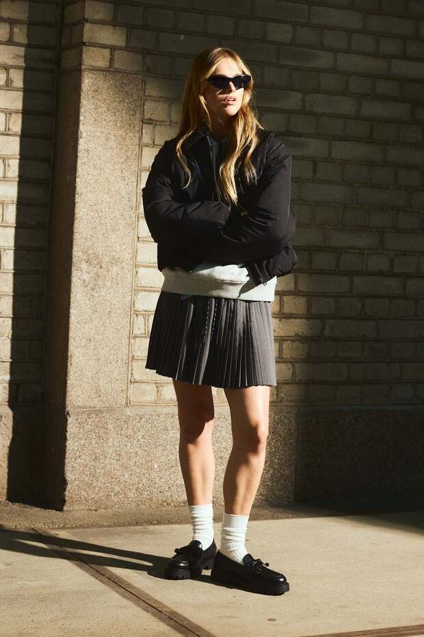 تنورة قصيرة مطوية - 3