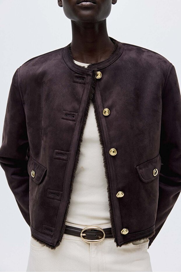 سترة مبطنة بالوبر - 3