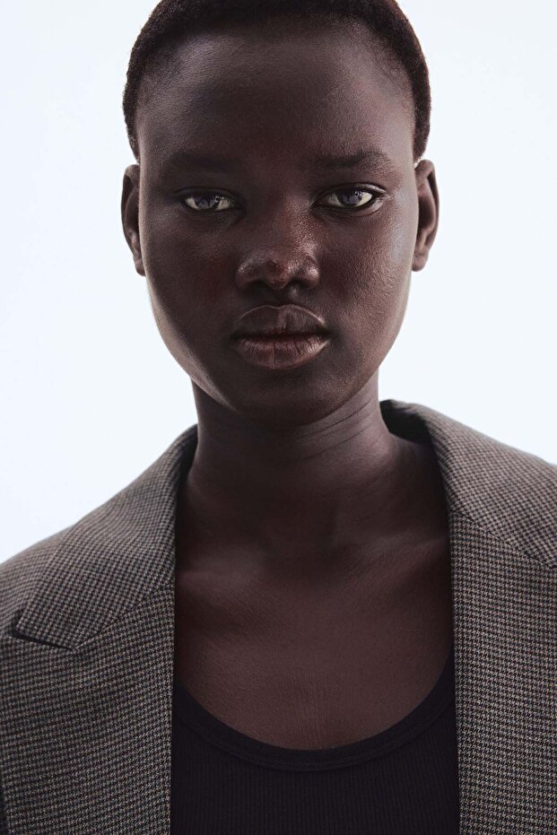 Lyocell-blend blazer - 4