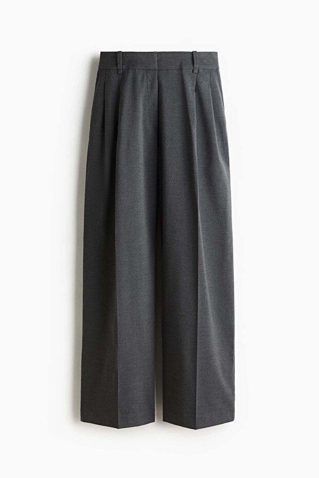 Wide tailored trousers