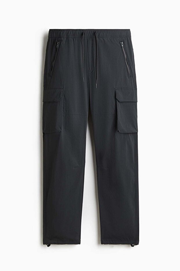 Regular Fit Nylon cargo trousers