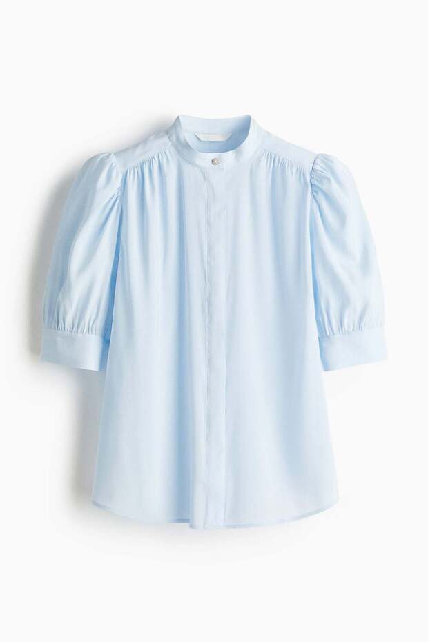 بلوزة بأكمام منفوخة - 6