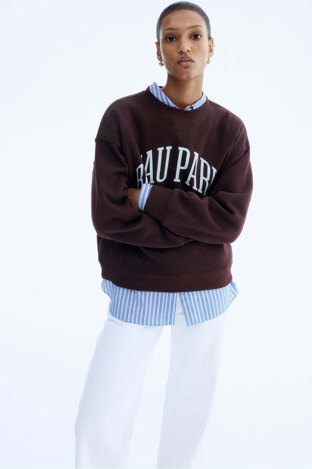 Text-motif sweatshirt