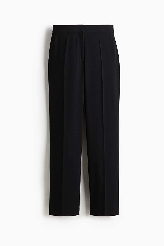 Straight crease-leg trousers