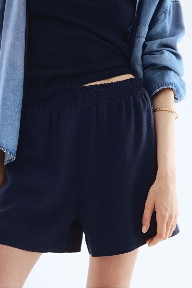 شورت من مزيج الكتان - 5