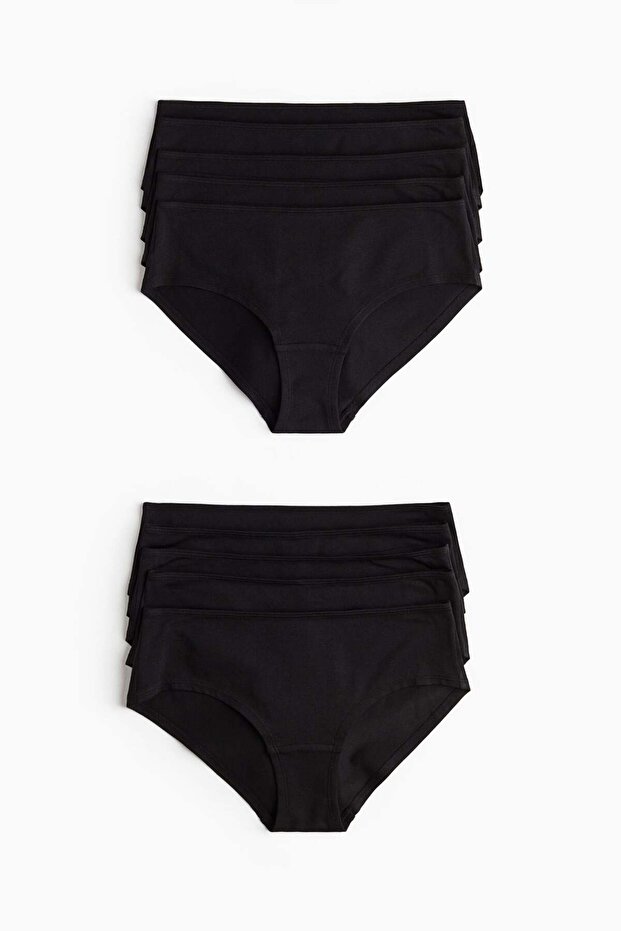 10-pack cotton hipster briefs