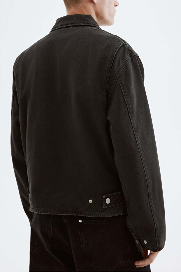 Regular Fit Canvas jacket - 4