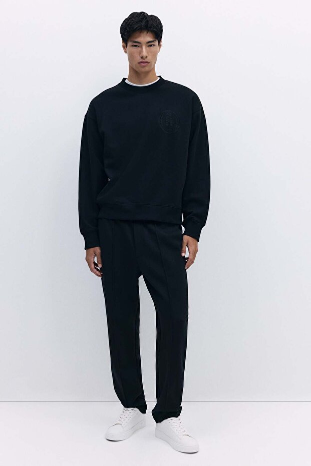 سويت شيرت مطبوع بمقاس عادي - 3