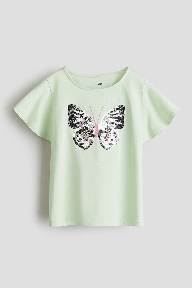 Sequin-motif top - 2