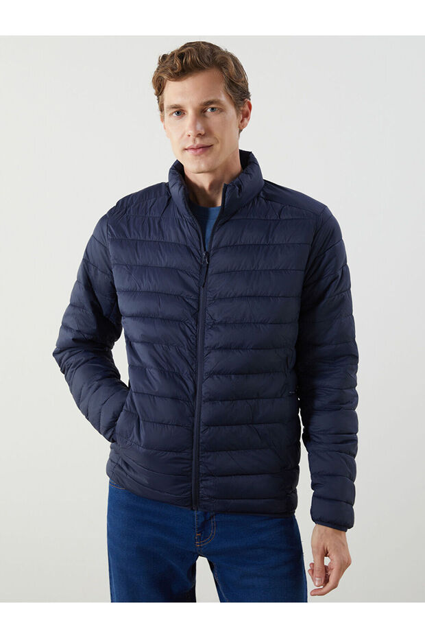 Standard Mold Stand Collar Men's Puffer Coat