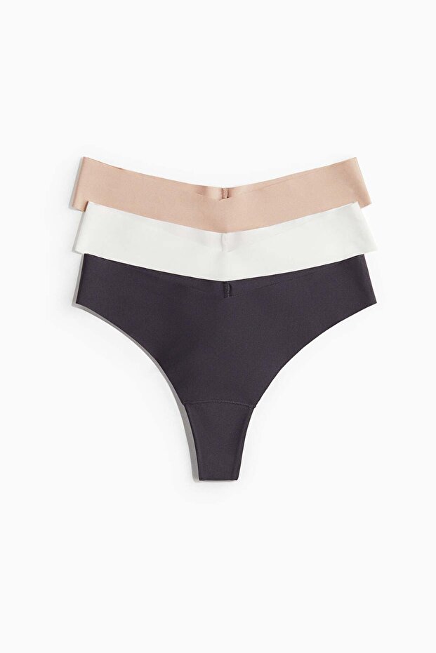 3-pack invisible Brazilian briefs