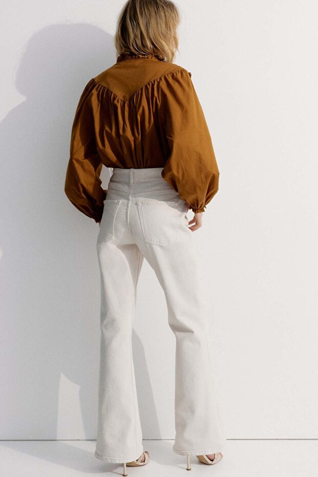 بنطال جينز واسع الساق - 4