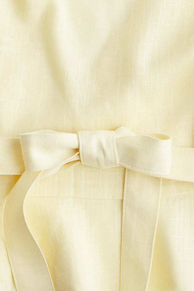 بلوزة من مزيج الكتان - 5