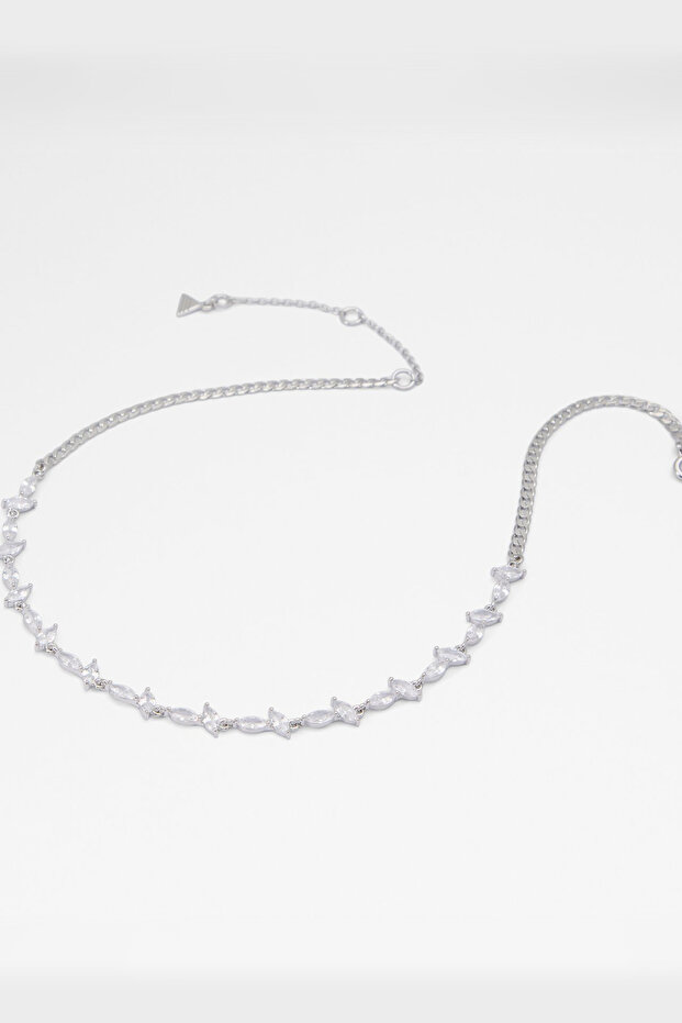 ETOARI - Kadın Gümüş-Şeffaf Multi Kolye - 1