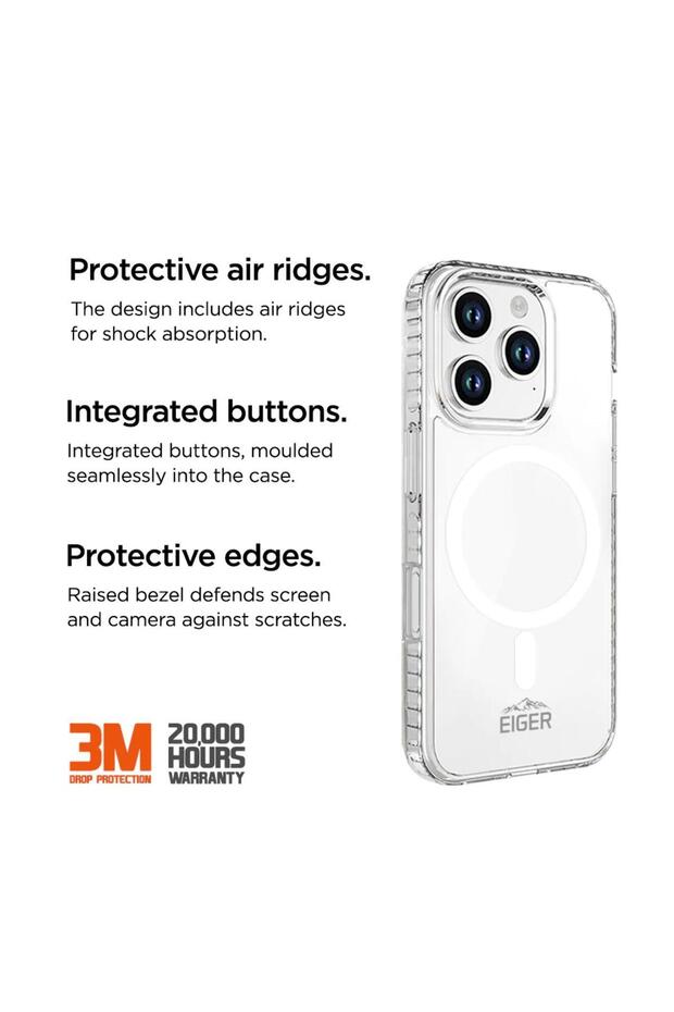 Husa Ice Grip Magsafe iPhone 16 Pro Max Clear - 2