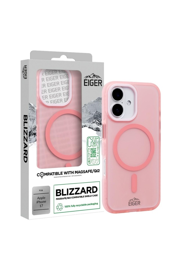 Husa Blizzard Magsafe GRS iPhone 17 Roz