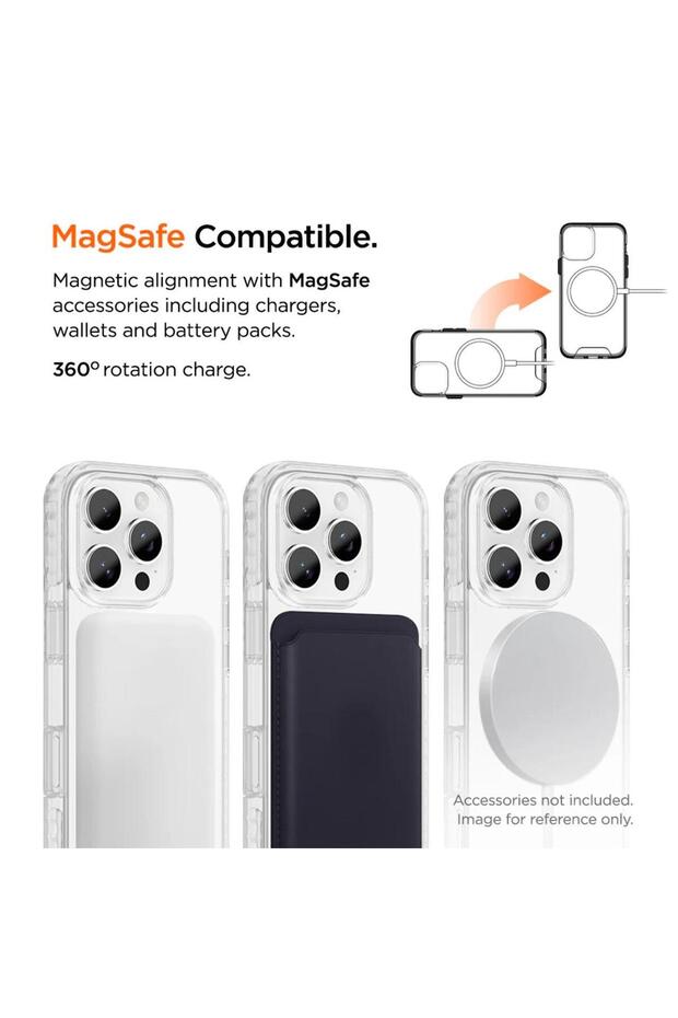 Husa Ice Grip Magsafe iPhone 16 Pro Max Clear - 3