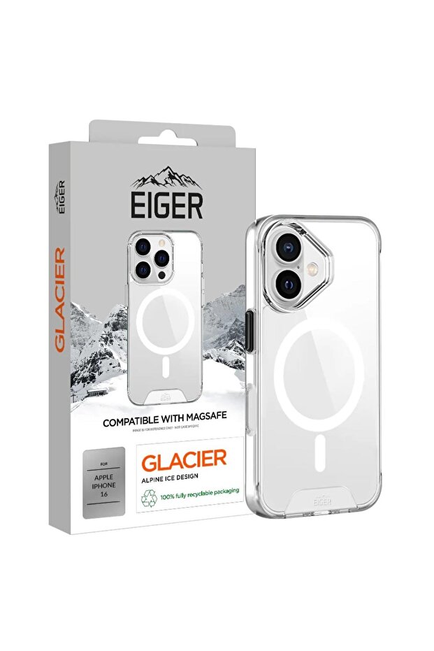 Husa Glacier Magsafe Case iPhone 16 Clear - 1